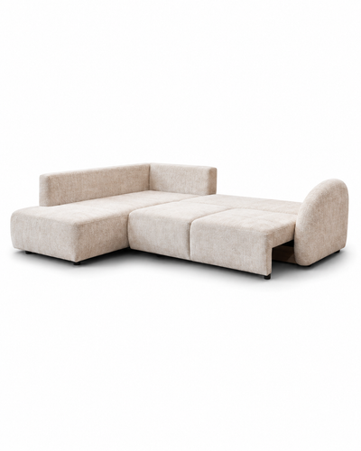 FLAVIA sofa bed — open sleeping configuration