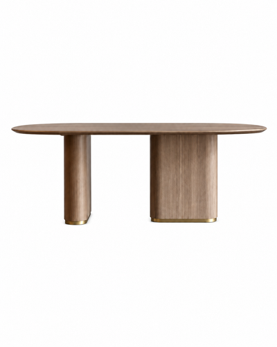 PLINTH DINING TABLE front view