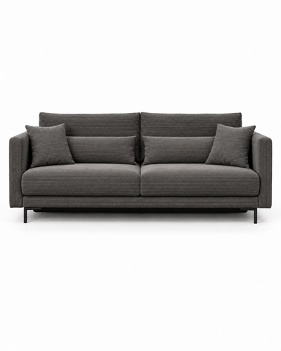 RICO sofa bed — straight front view