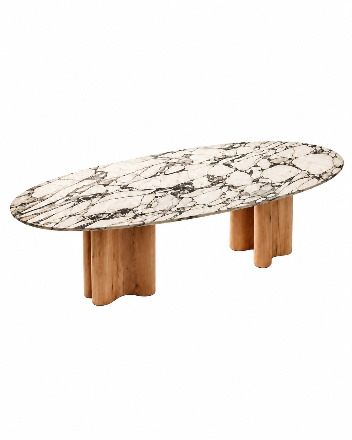 VEIN DINING TABLE angled view