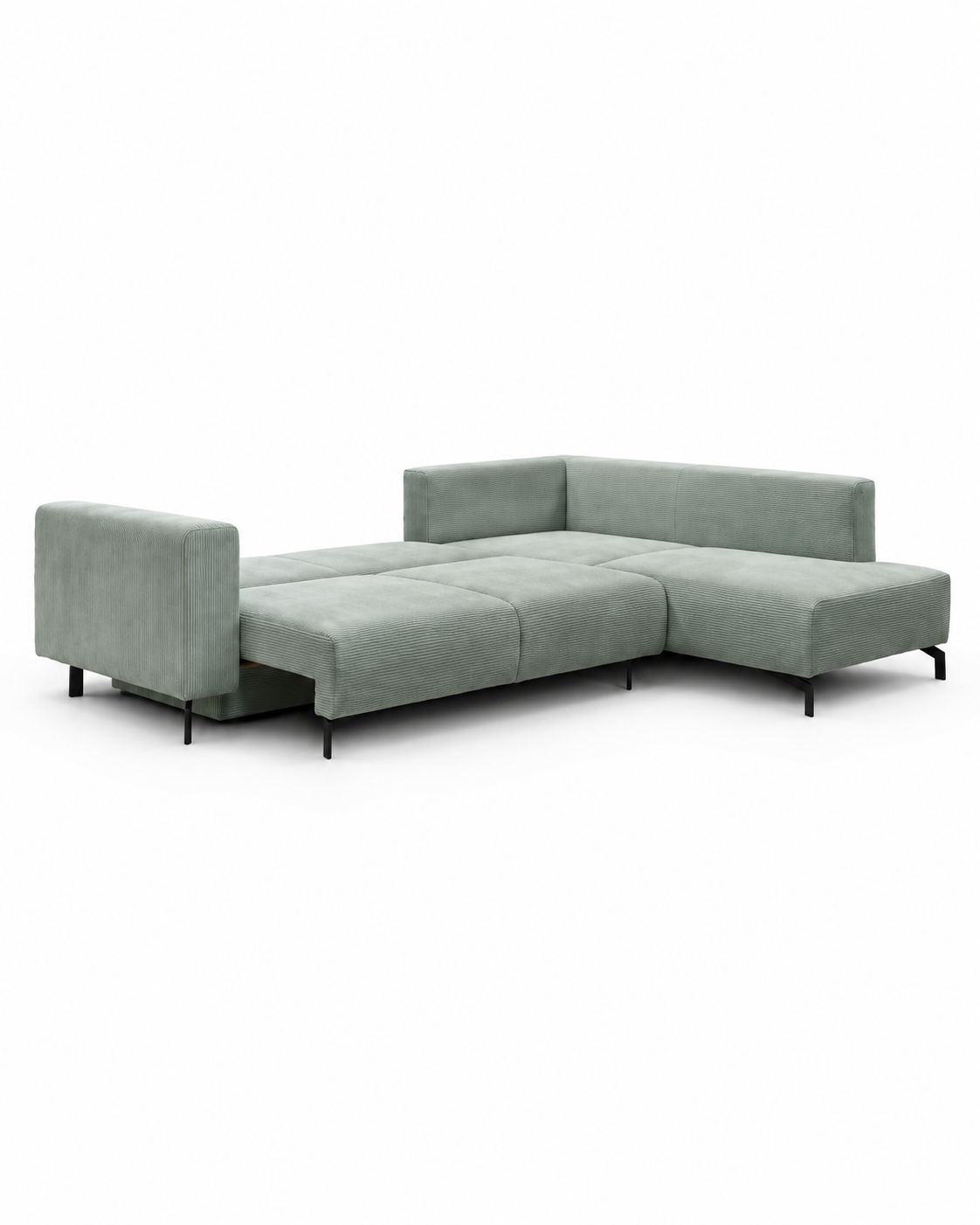 VENI sofa bed — open sleeping configuration